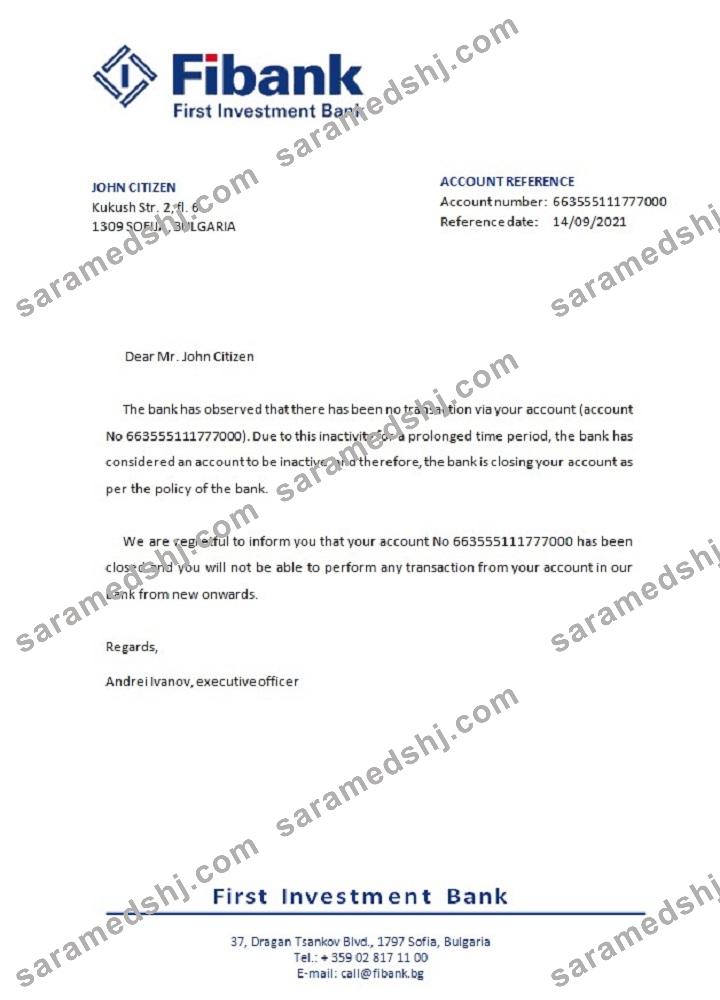 Bulgaria_First Investment bank_closure reference